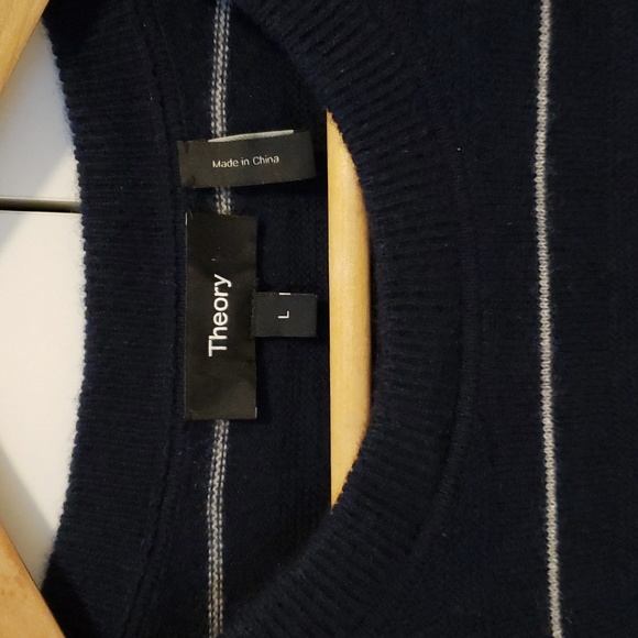 Theory Cashmere Haider Sweater Men's L - Picture 4 of 7